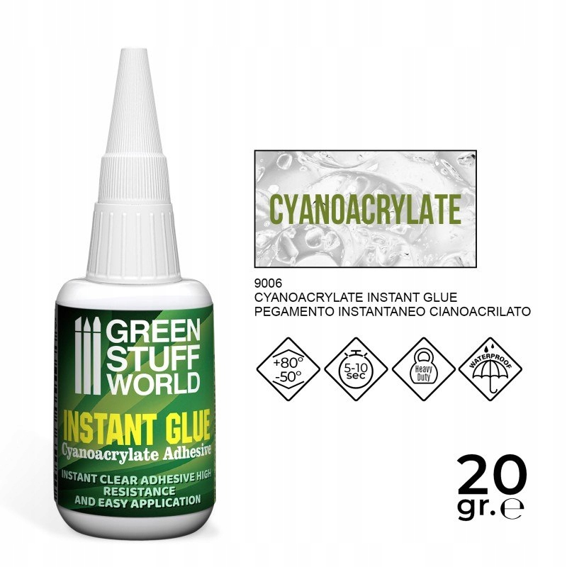 

Green Stuff Cyanocrylate Adhesive Glue 20gr klej