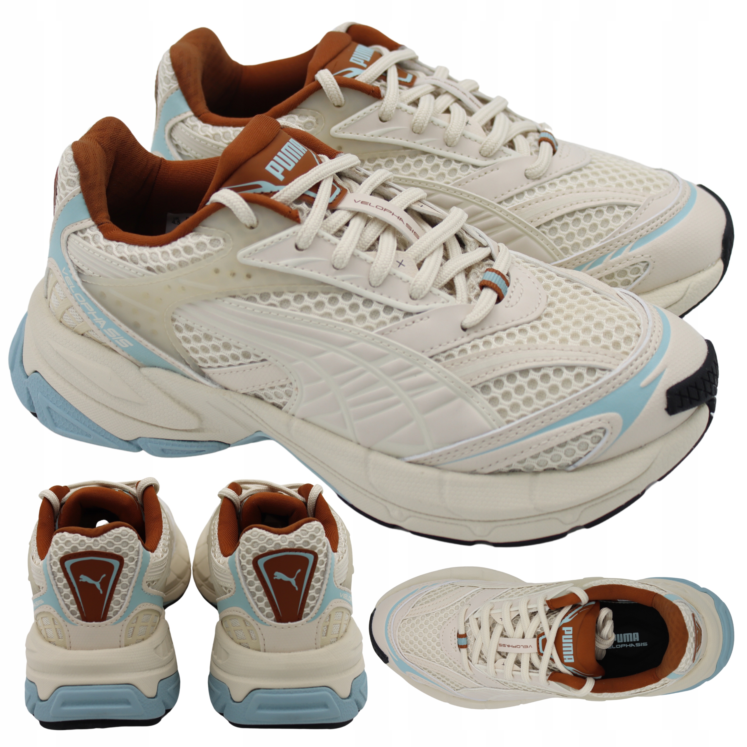 Lehké, pohodlné boty na každý den, nízké, bílé Puma Velophasis Alpine Vel. 39