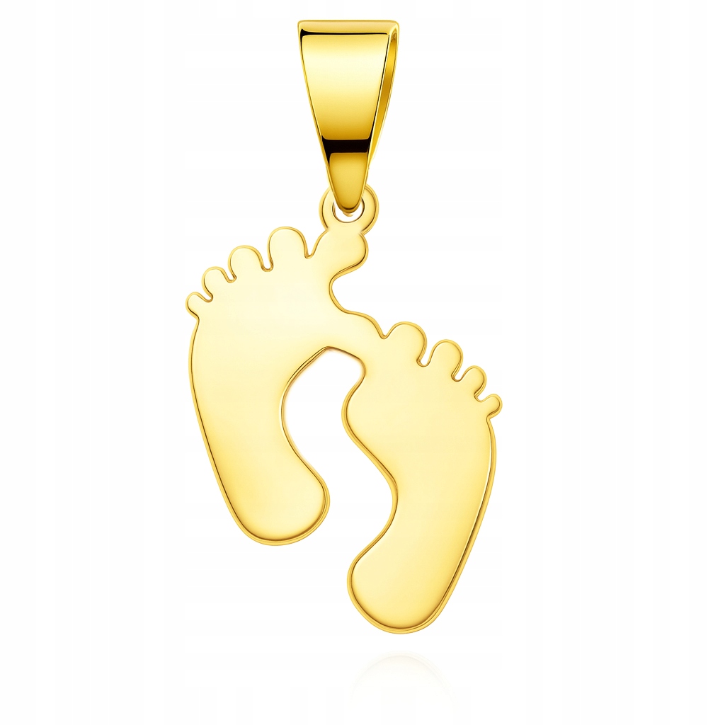 Zlatý přívěsek Chodidla Pr. 585 Gravírování