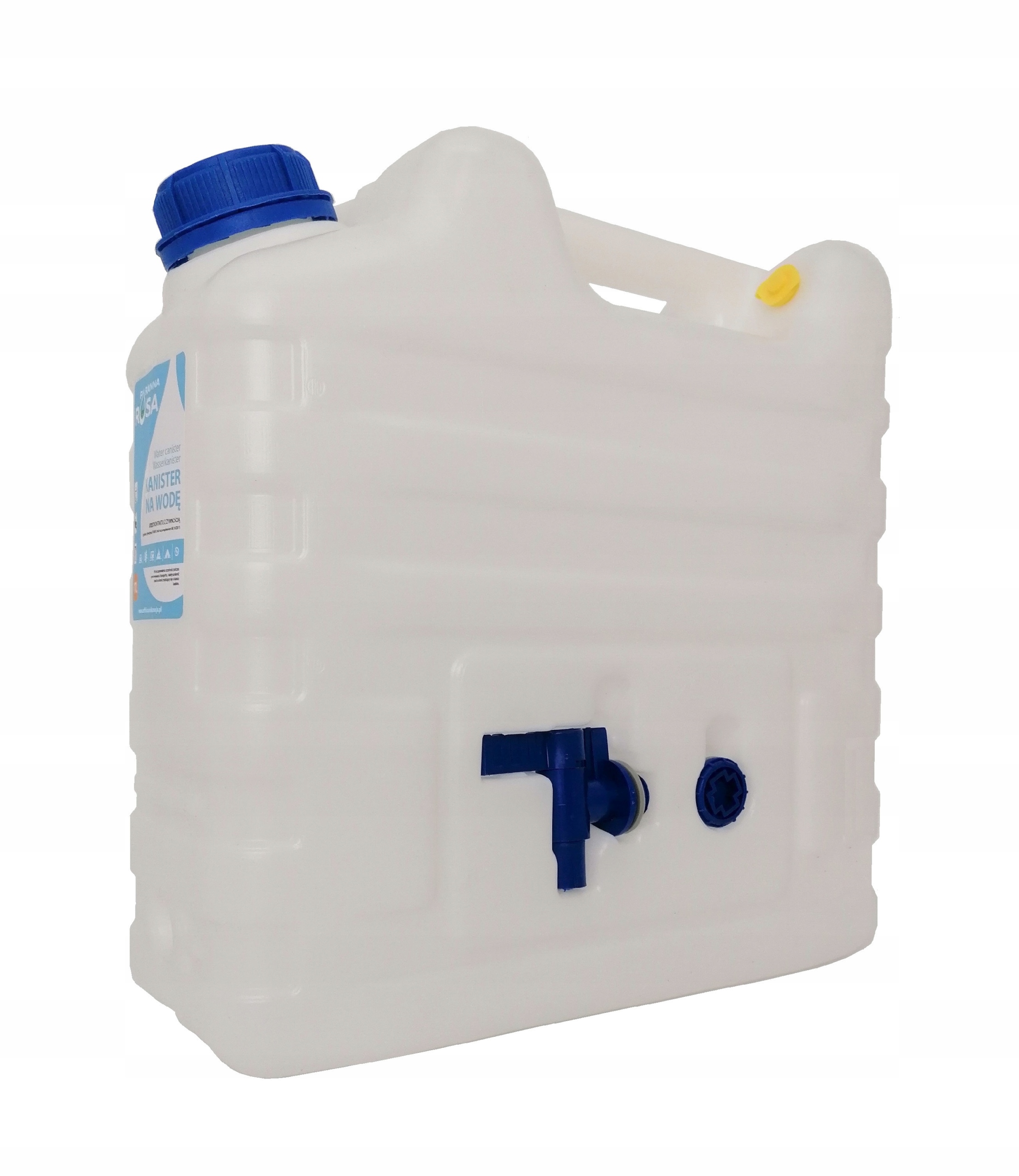 KANISTER NA WODĘ PITNĄ Z KRANIKIEM 17L atest Marka inna