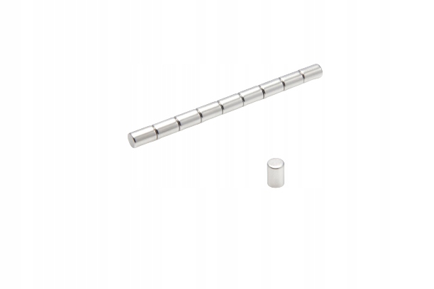 

Magnes Neodymowy Walcowy Mw 4x6 N38 100 szt