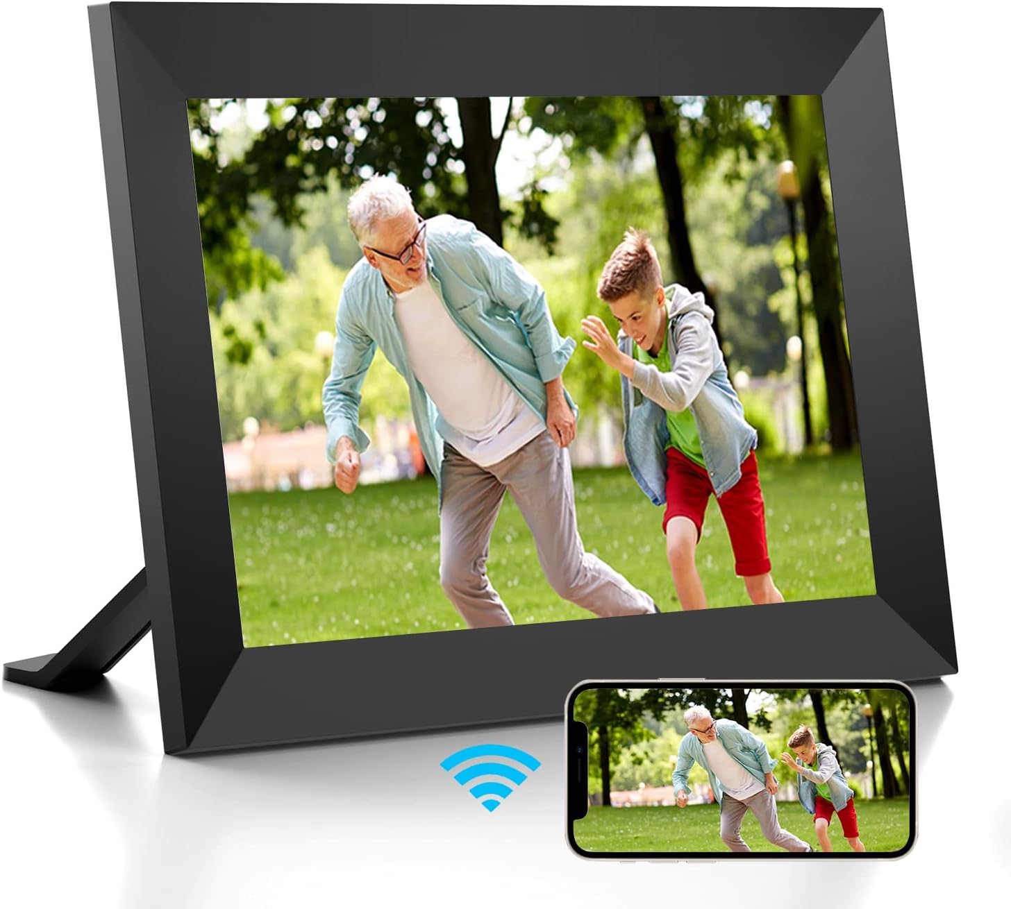 Rámeček Digitální Na Fotografie 10.1" Dotykový Fotorámeček Aplikace Frameo 32GB