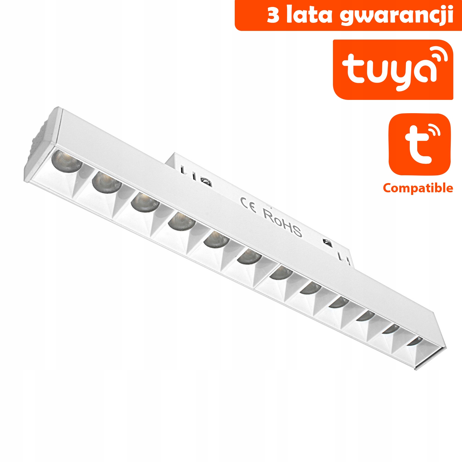 Led lampa s diodami pro magnetické lišty DDCX-GS12-220-TY Tuya 12W Bílá C