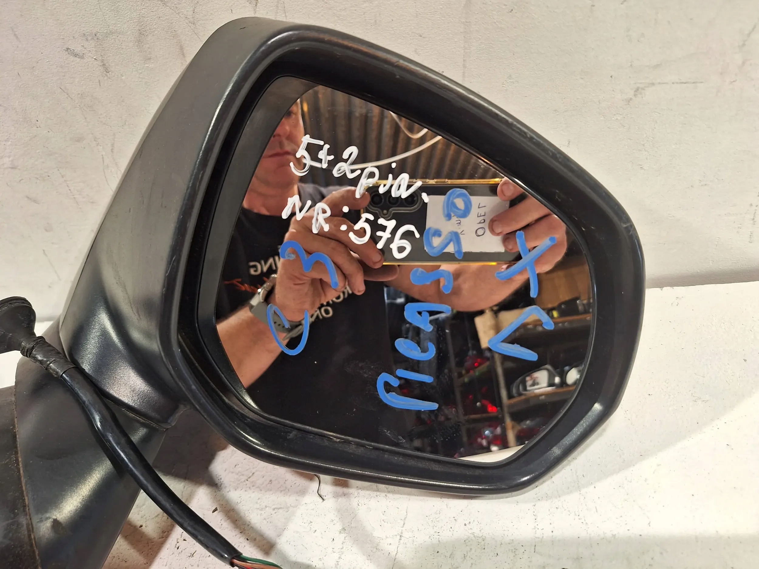 mirror exterior right Citroen C3 Picasso 08- 8 PIN EU