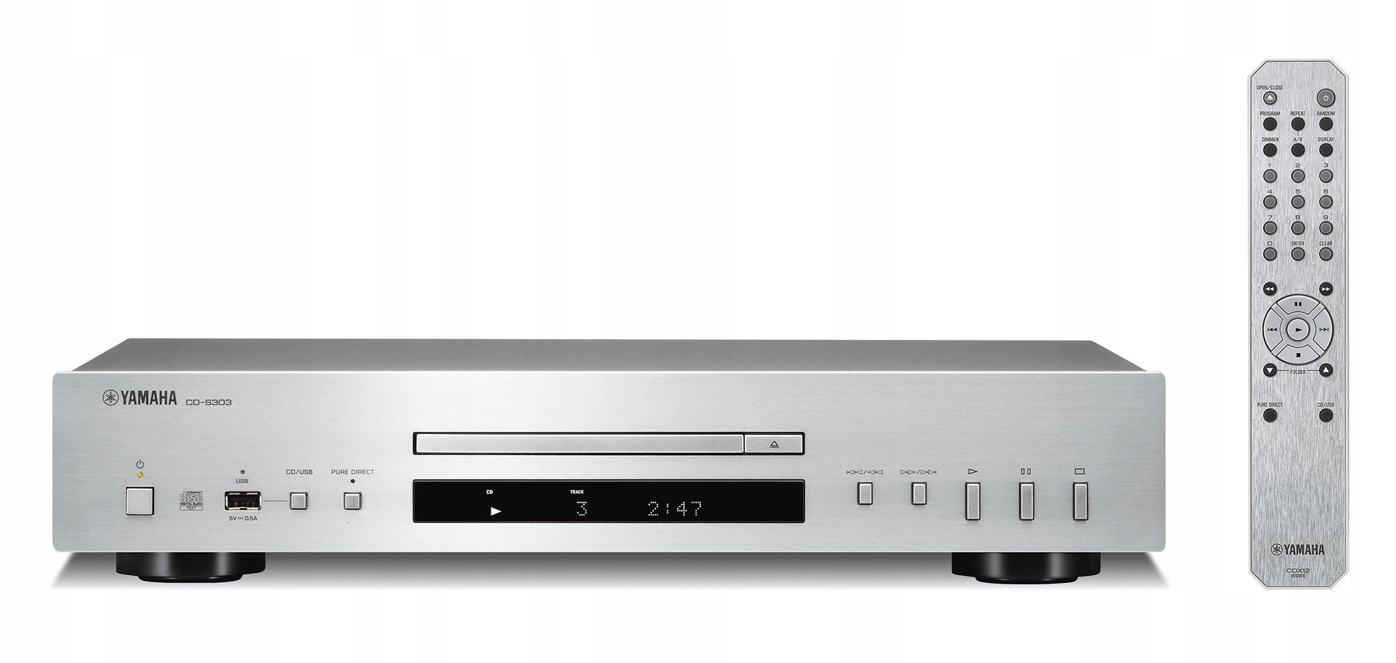 Yamaha CD-S303 (Strieborný)