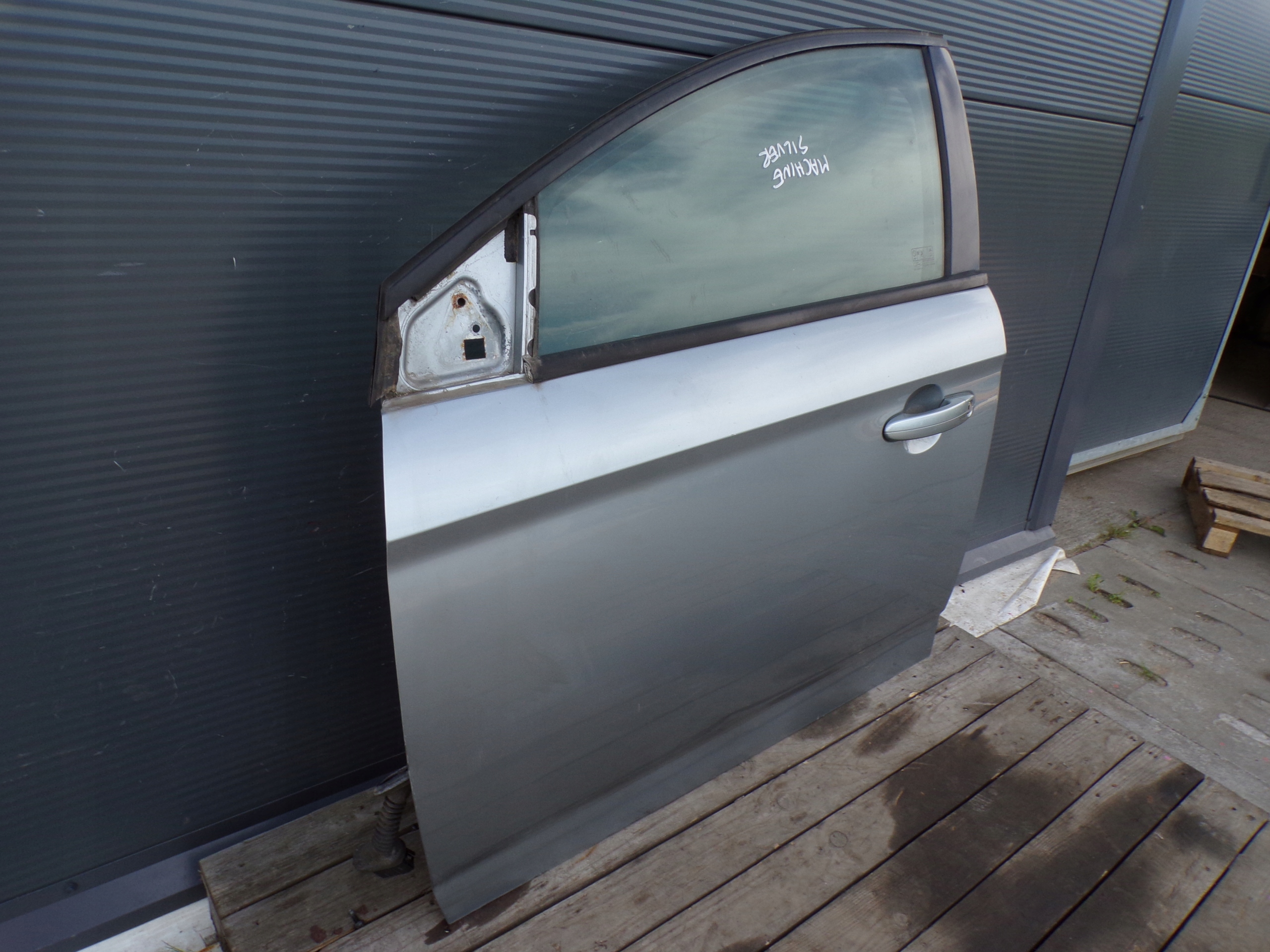 door left front FORD MONDEO 4 IV MACHINE SILVER 2QTC