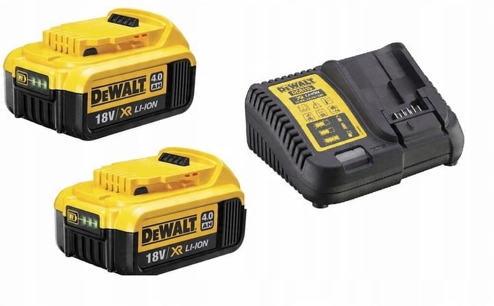 

2x Bateria 18V DCB182 + ładowarka DCB115 M2 DeWALT