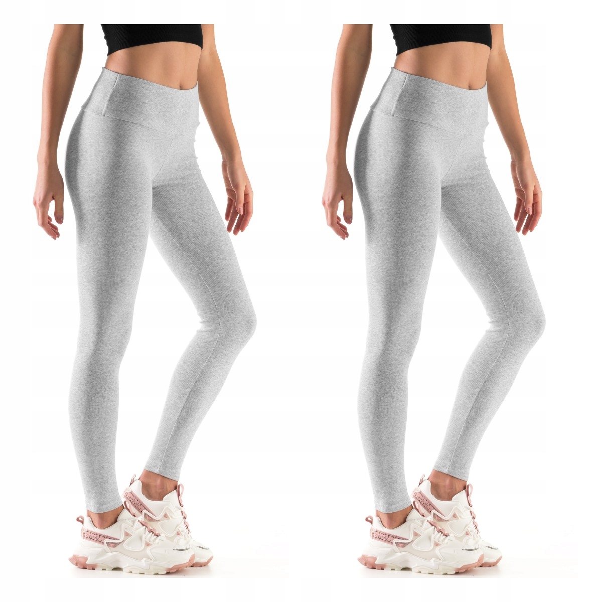 

2X Legginsy Z Wysokim Stanem Wyszczuplające Lwp