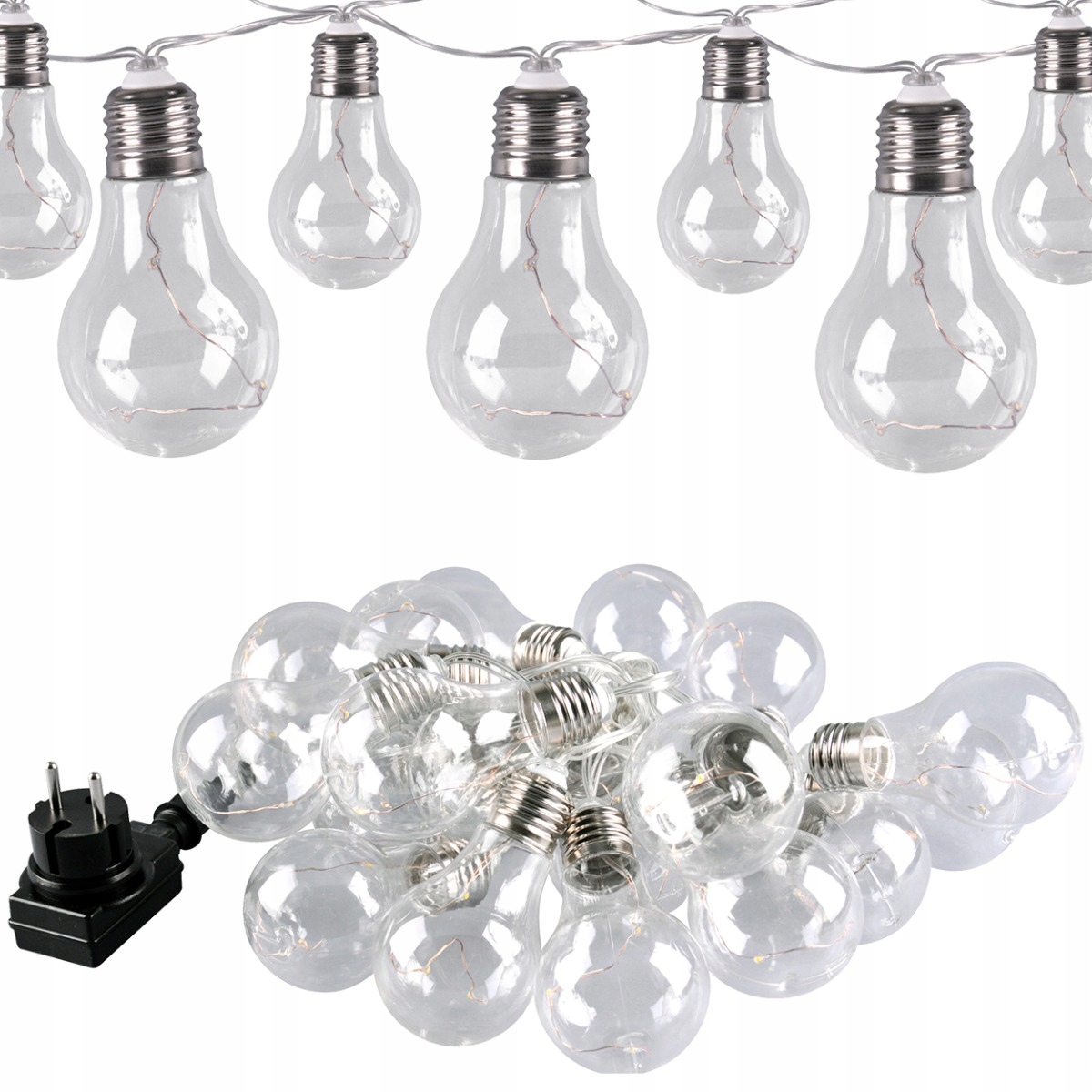 

Girlanda ogrodowa Łańcuch Świetlny 20 Led 5,3m