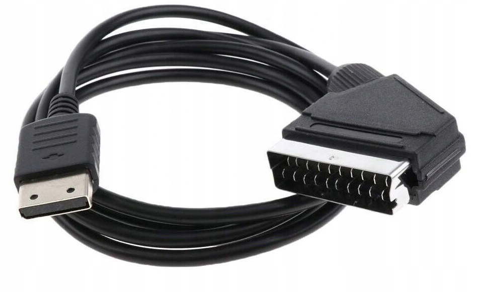 KABEL PRZEWÓD POŁĄCZENIOWY RGB SCART EURO DO KONSOLI SEGA DREAMCAST 180CM