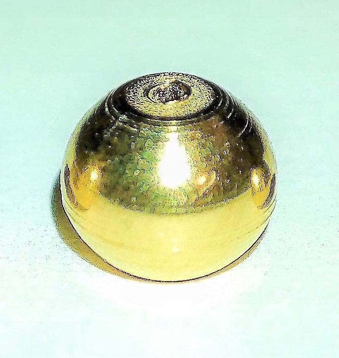 

Kulka, koralik do obrotówek fi. 5 mosiądz 0,7 g