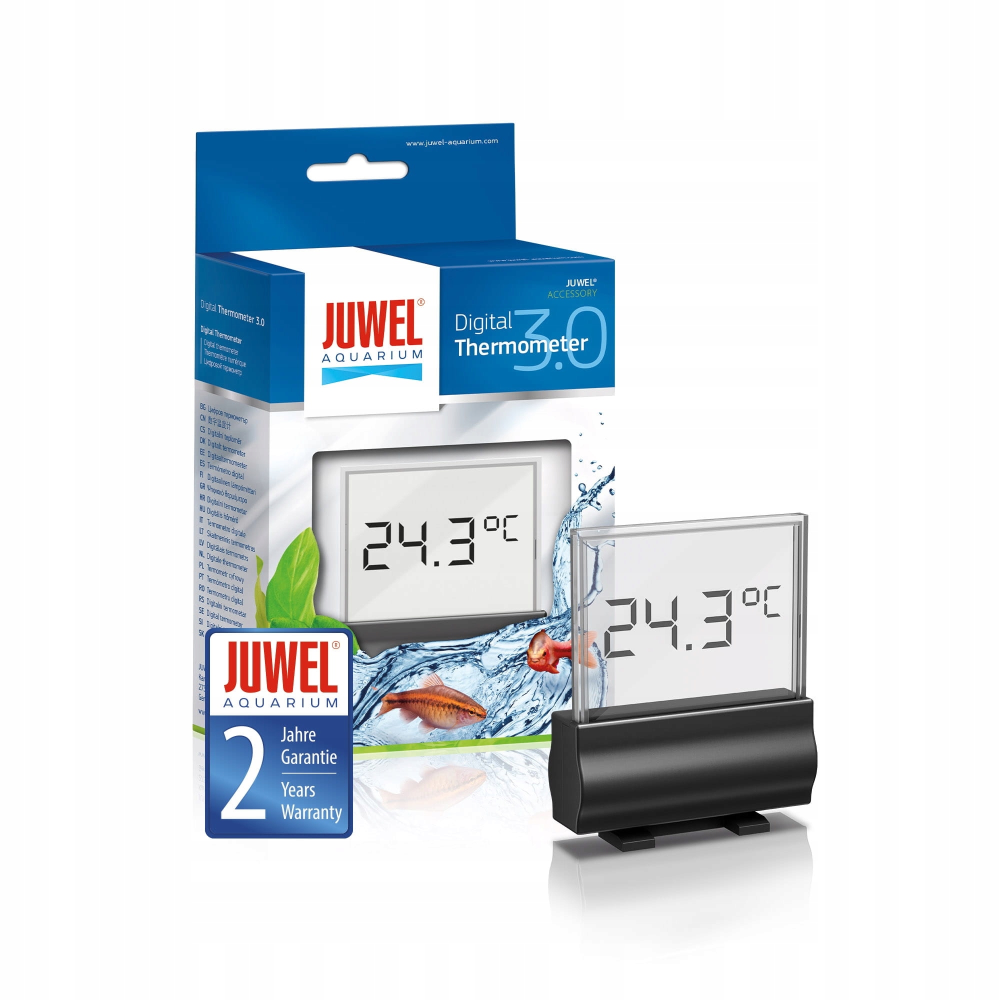 Levně Elektronický teploměr Digitální pro akvária Juwel 3.0 Baterie