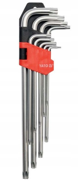 

Zestaw kluczy torx T10-T50 9 sztuk Yato YT-0512