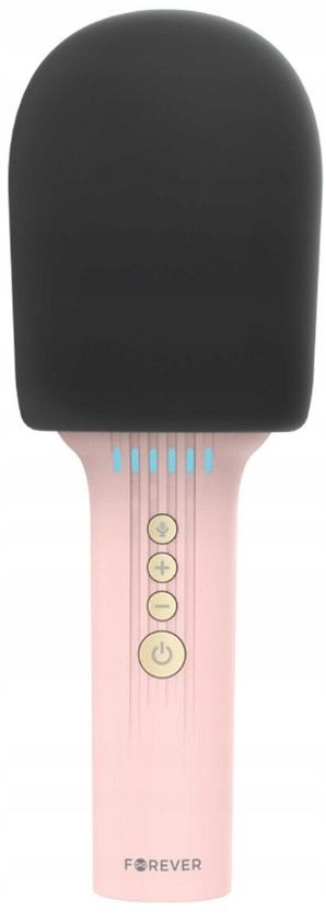Forever SinGit Mikrofon z gąbką Bluetooth różowy Kod producenta BMS-500