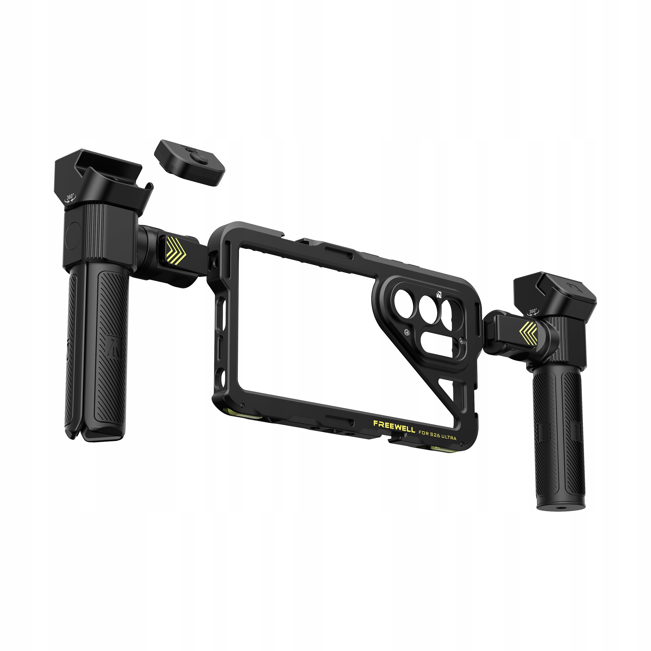Cage pro Samsung Galaxy S26 Ultra Freewell Genius Rig Bluetooth dálkové ovládání