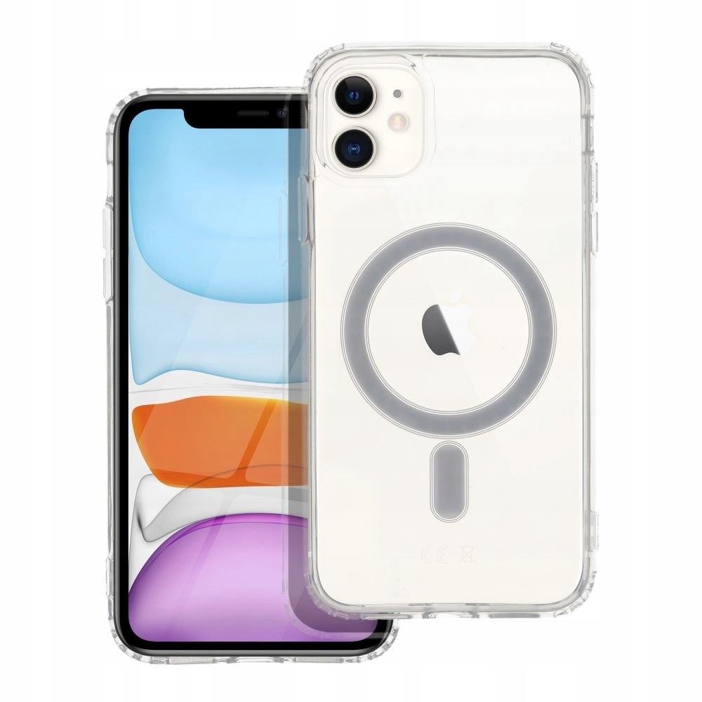 Oem Futerał do iPhone 11 Clear Mag Cover (str) zgodny z MagSafe transparent