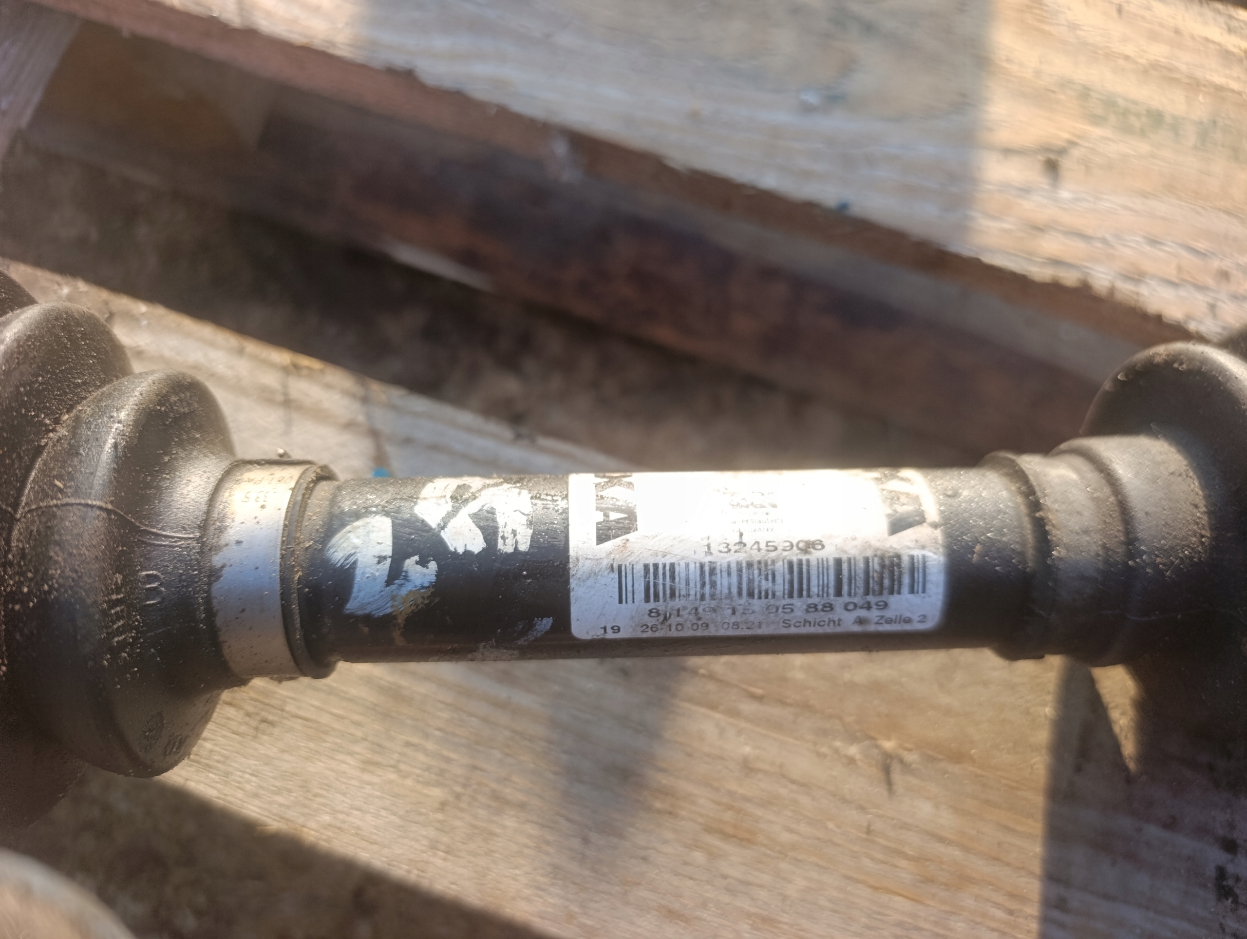 semi-axis left OPEL ZAFIRA B 1.9 CDTI 150KM 13245906