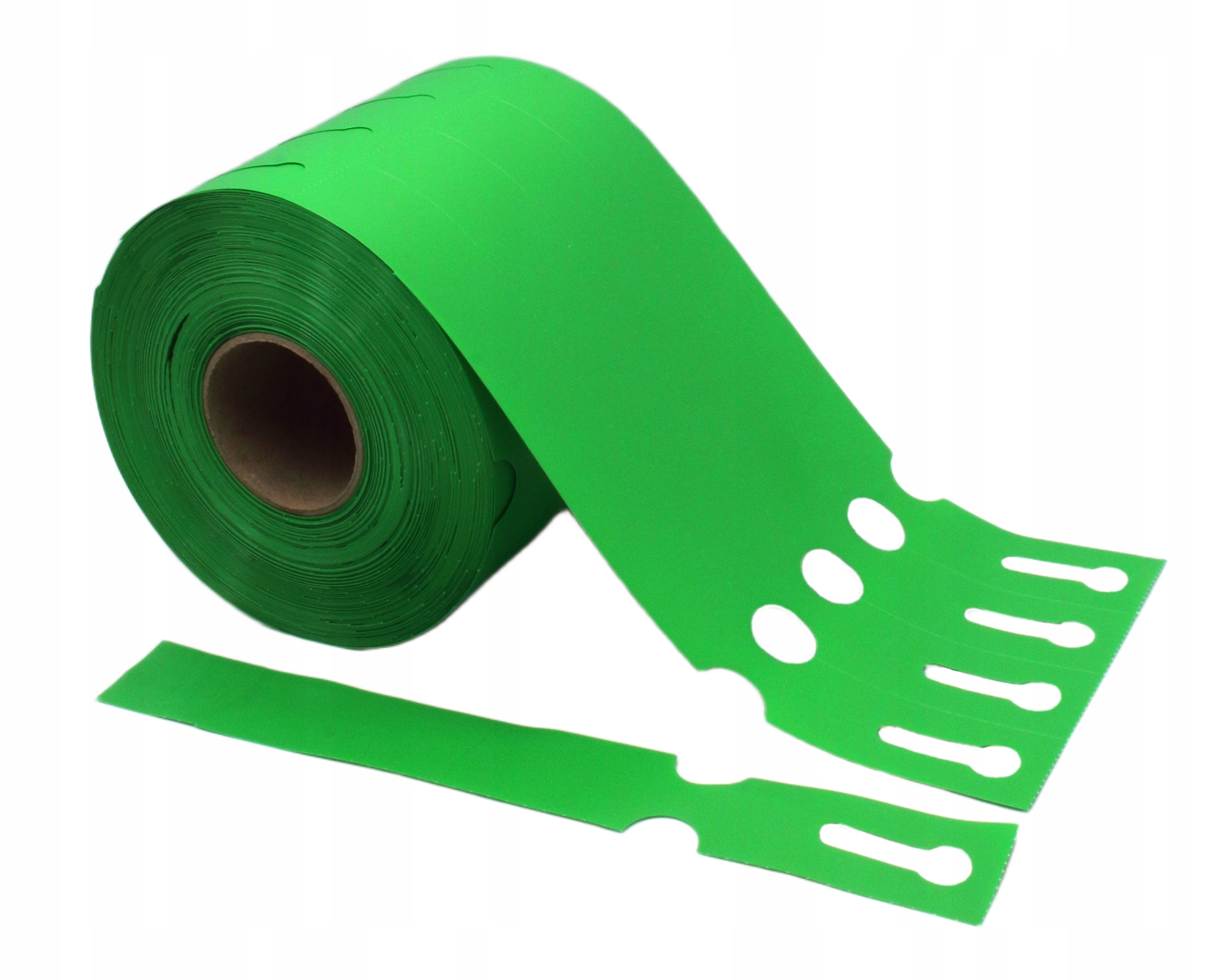 Smyčkové zahradnické/sadové etikety Zelené 250x25mm(25x250) 1000ks