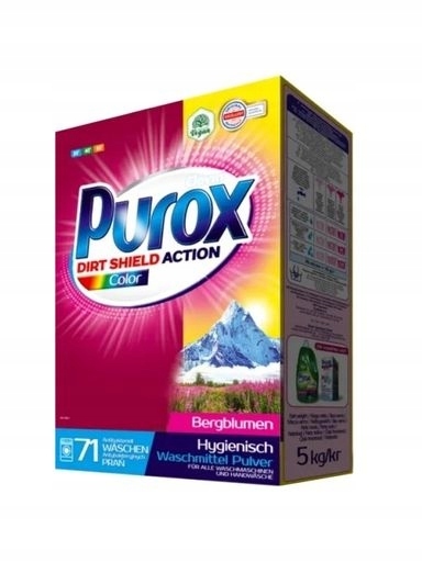 Levně 2x Purox Prášek na barvy, 5 kg