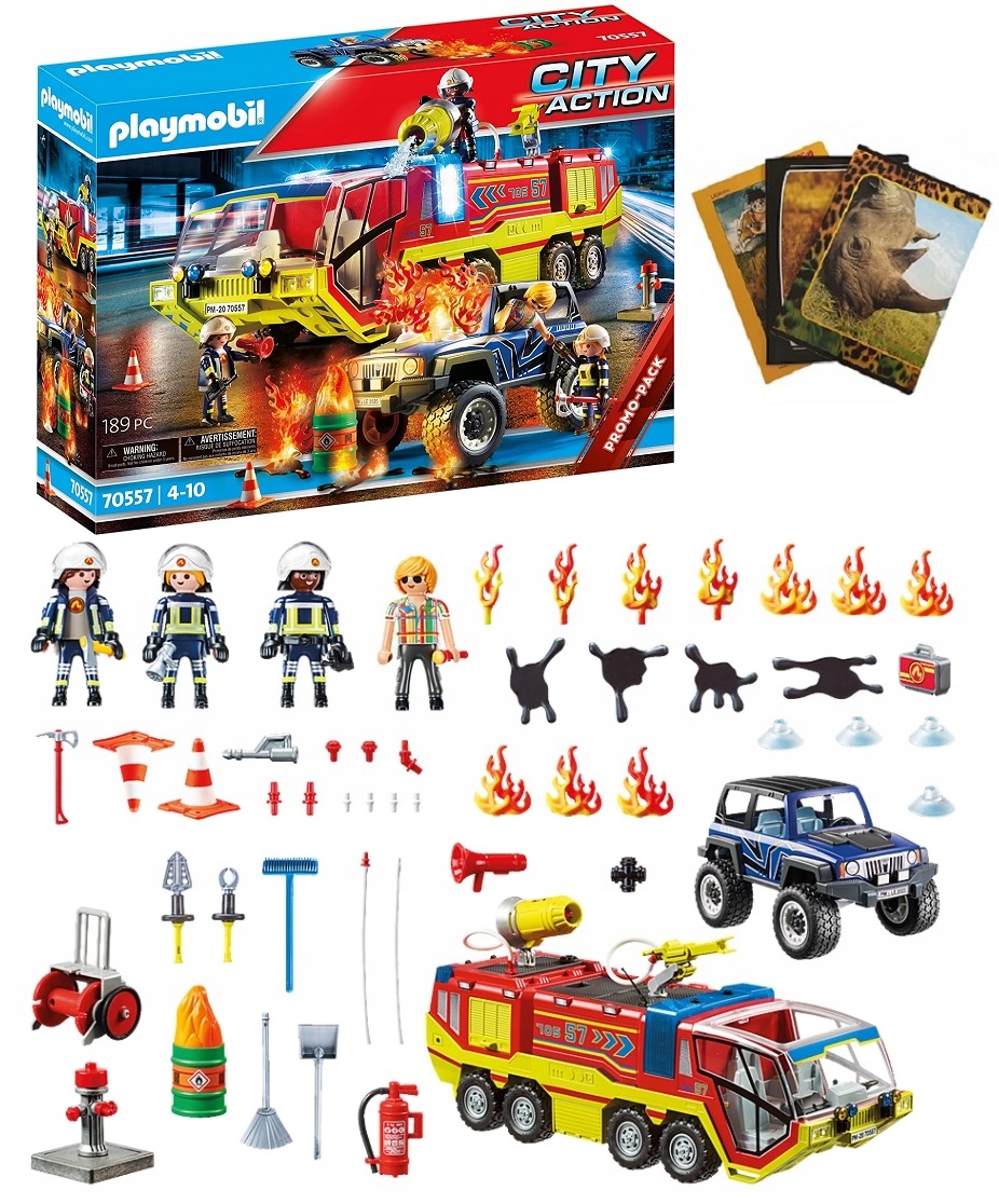

Playmobil 70557 Akcja Straży Pożarnej Z Pojazdem+%