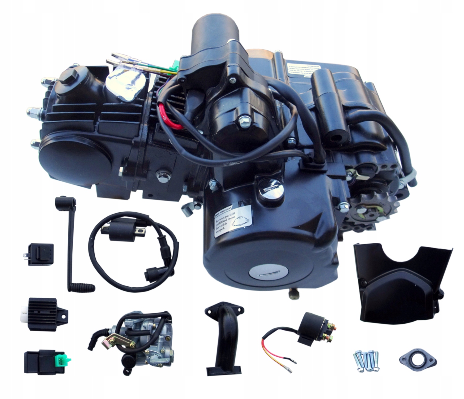 Motor Moretti 70cc 4T horizontální s manuální převodovkou, chlazený vzduch