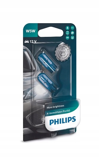 

Żarówka W5W Philips X-treme Vision PRO150 2SZT Kpl