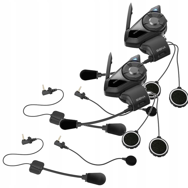 INTERKOM SENA 30K 2000 metrów 2-PACK Konferencja BLuetooth 4,1 Mesh 2,0 Limit sparowania powyżej 6 interkomów