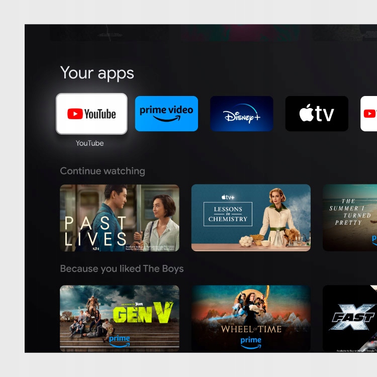 TELEWIZOR LED KRUGER MATZ 32'' SMART GOOGLE TV HDR DVB-T2 HEVC Smart TV Google TV