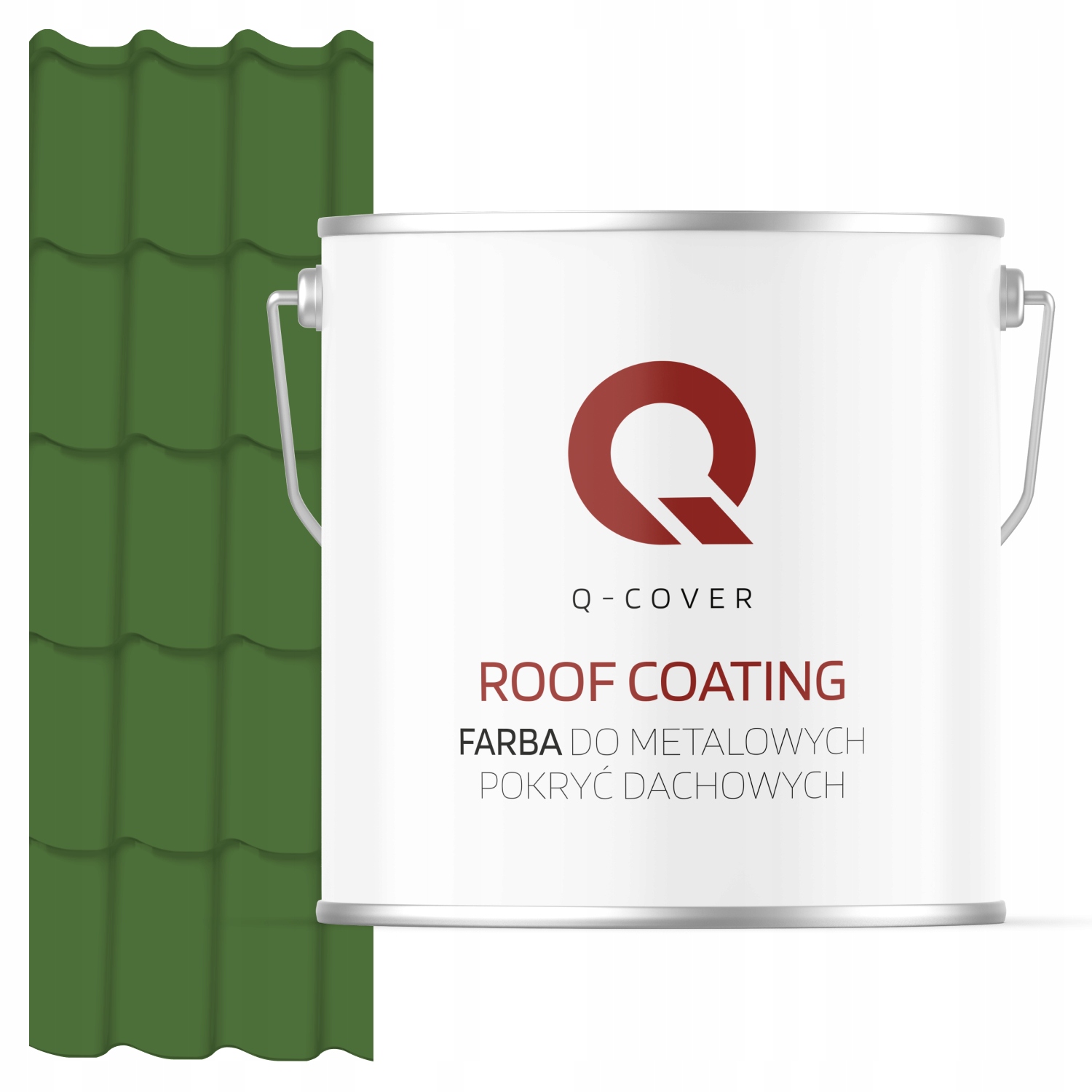 Farba Na Kovové Strechy Z Ocele Zelená Trávnatá Ral 6010 5 L Matná