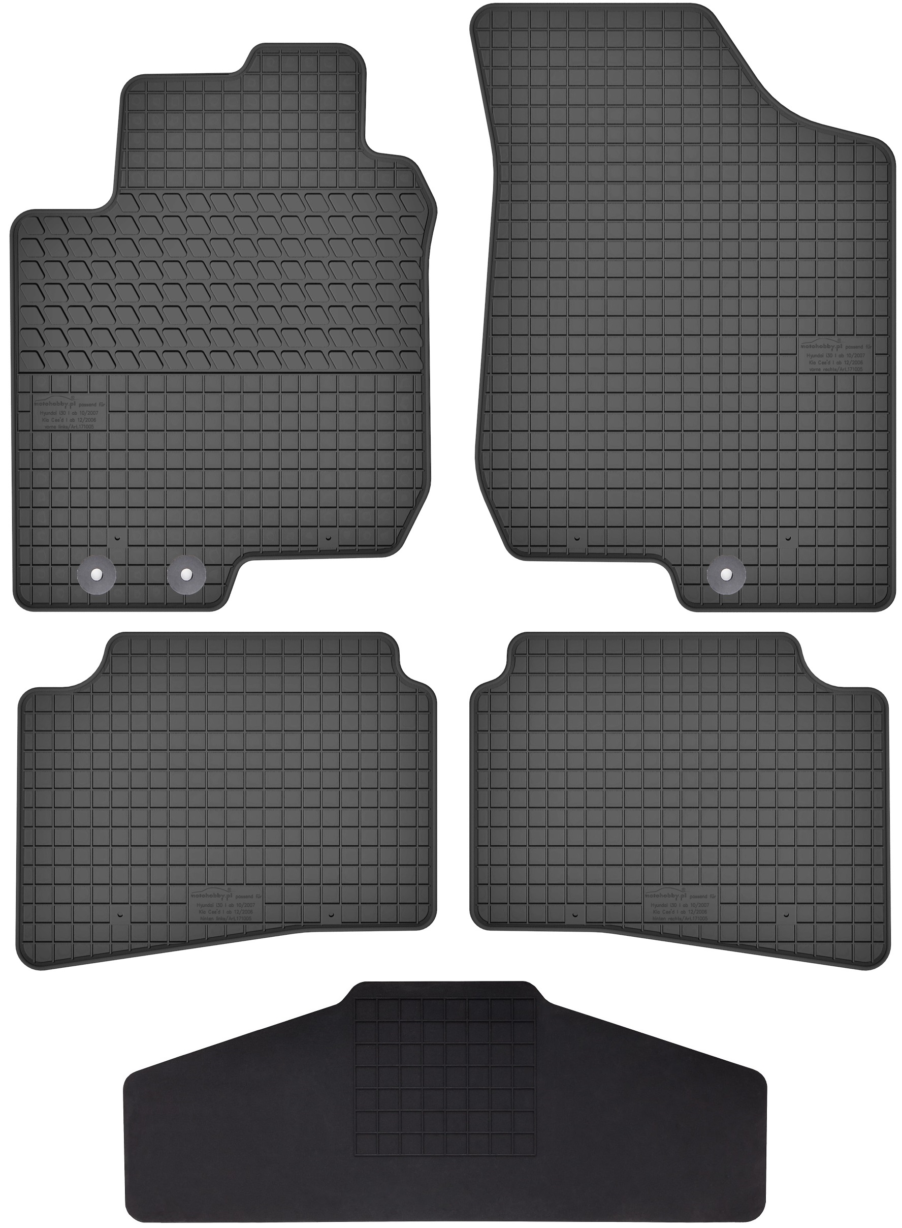 Коврики Умножитель резиновые71005zt 5 el.