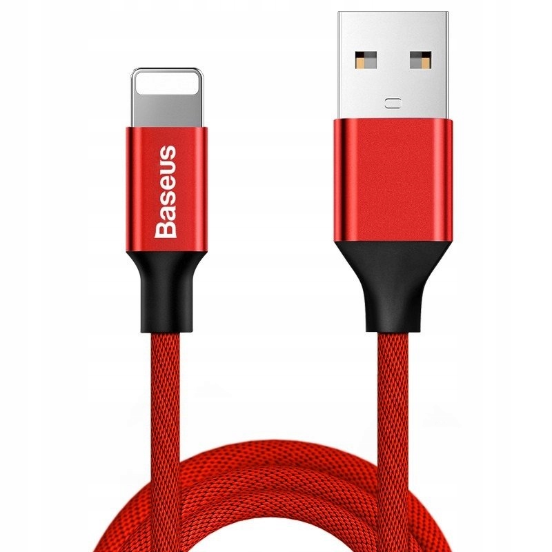 

Kabel Baseus Yiven Lightning 180 cm 2A czerwony