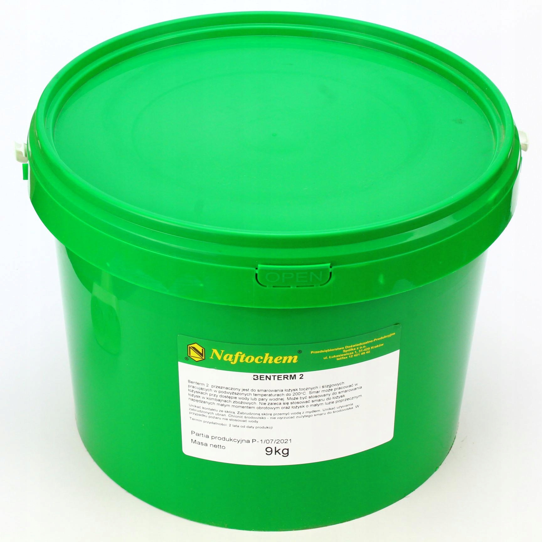 Vysokoteplotné Mazivo Benterm 9 Kg