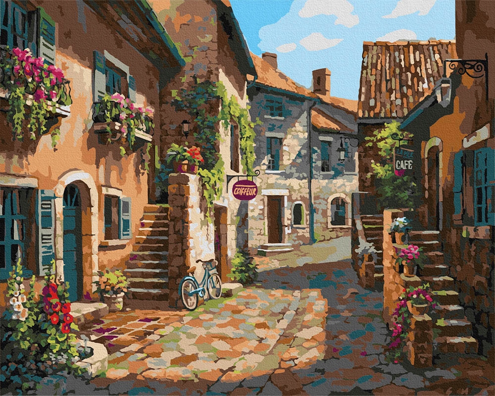 Sada pro malování podle čísel iPicasso 50x65 cm na rámu