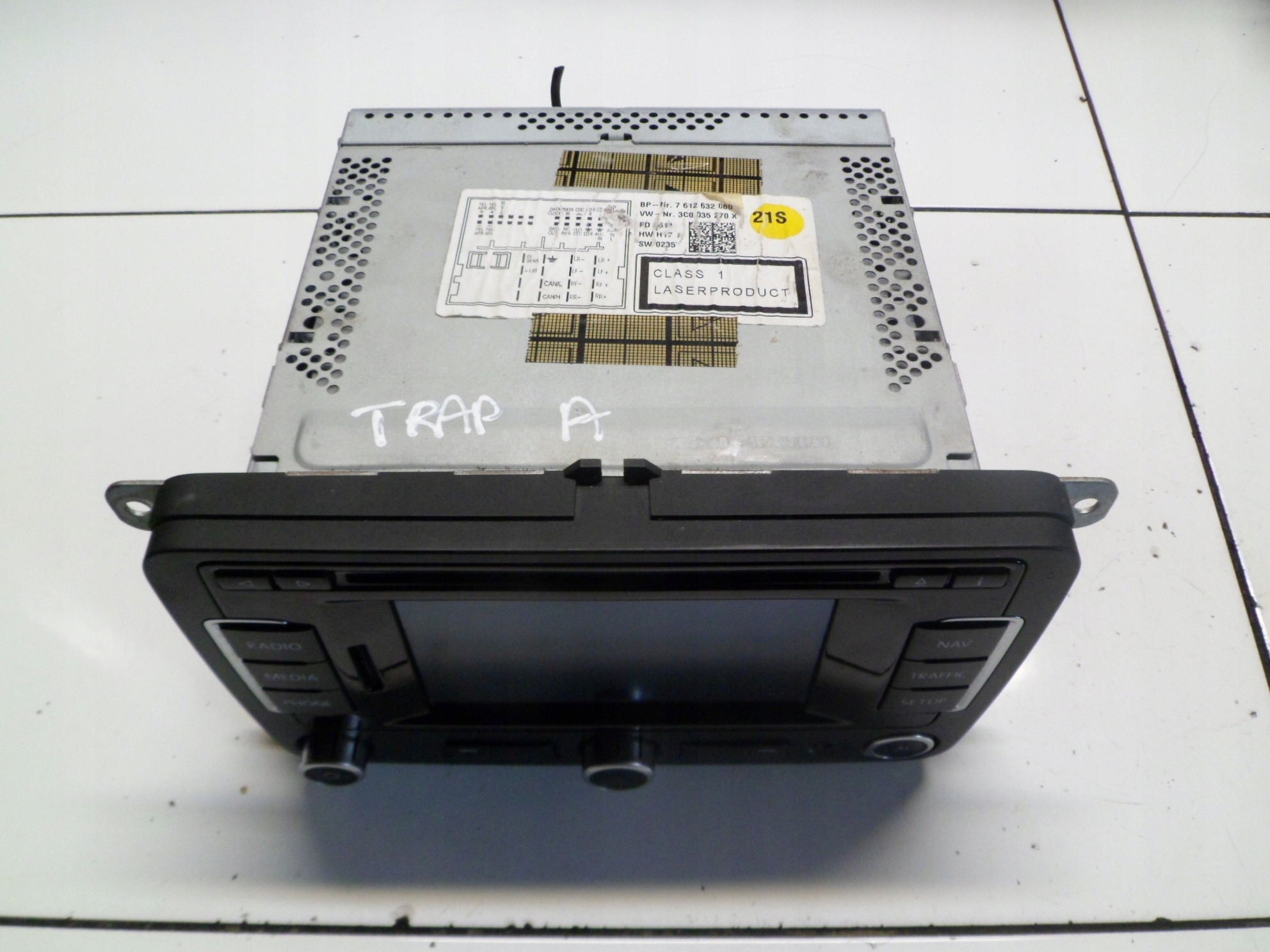 VW GOLF VI RADIO CD navigation 3C0035270X