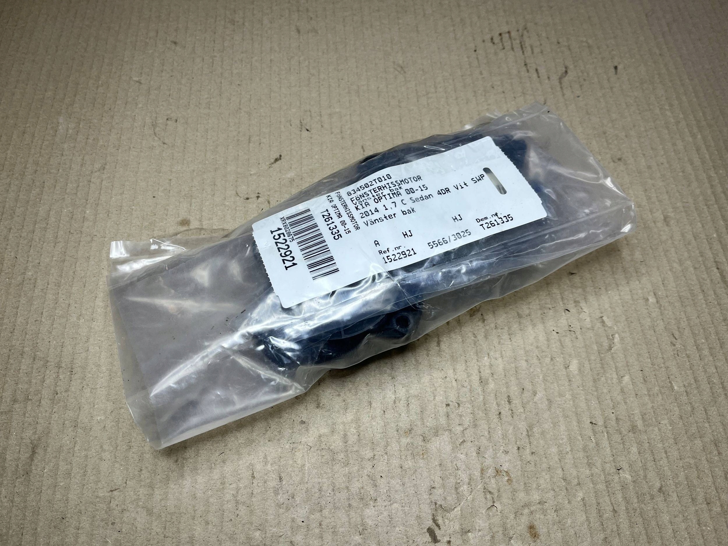 Mécanisme essuie glaces Arrière KIA Optima 834502t010