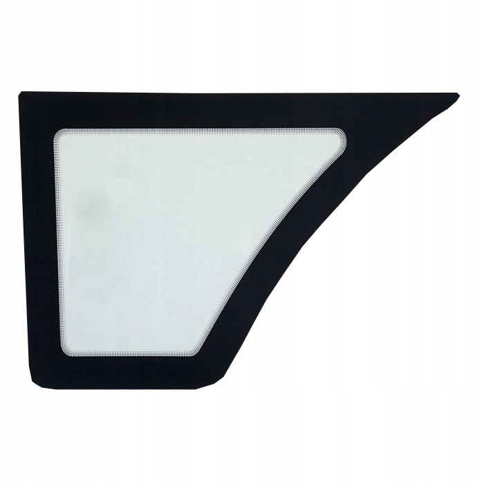 Стекло двери нижняя правая шелкография CASE 580M E48362