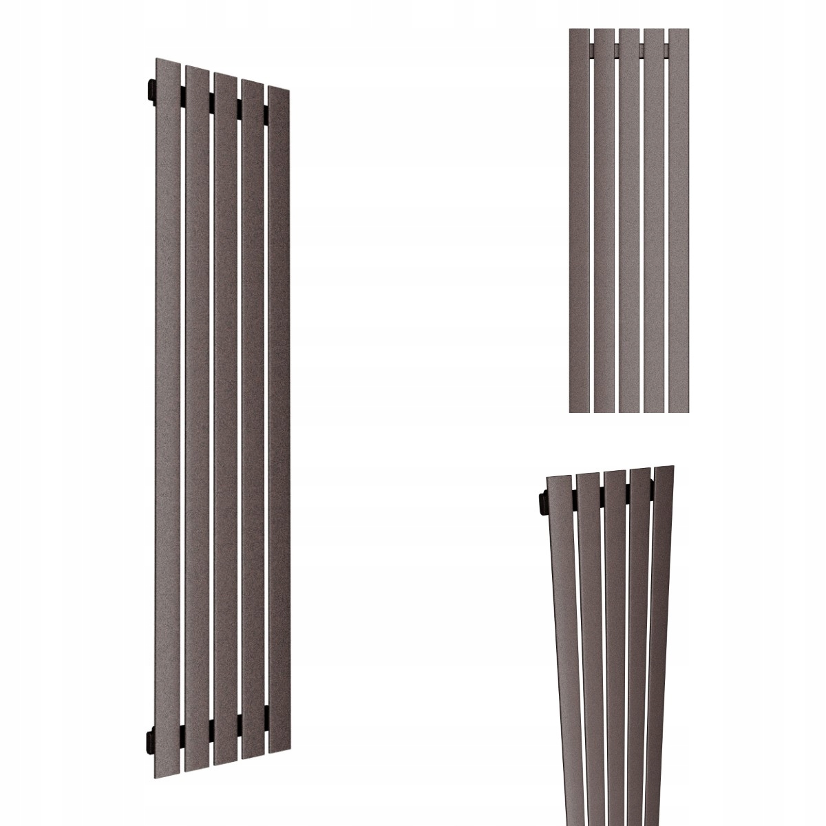 Dekorativní Vertikální RADIÁTOR-R5 1000/380 Bordový