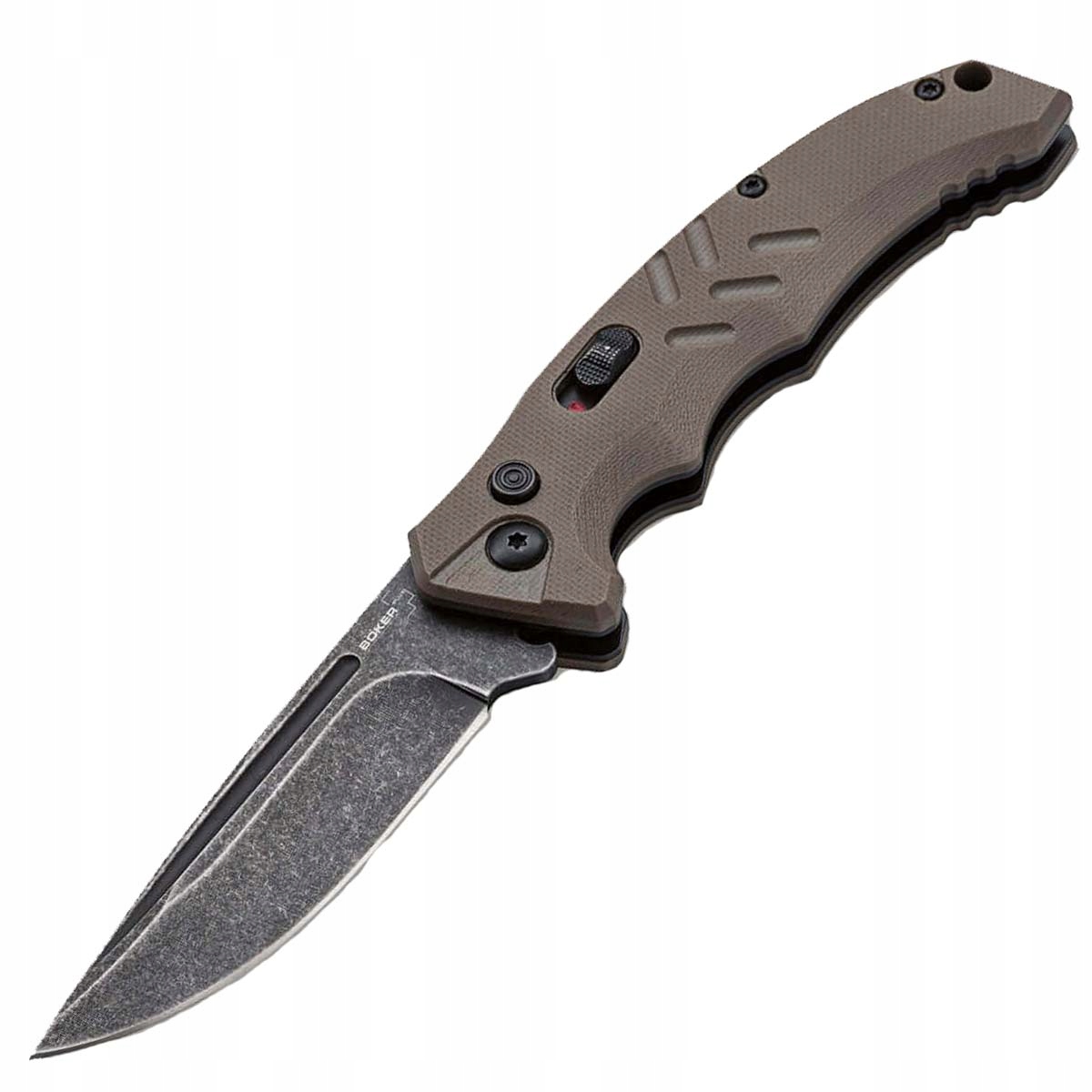 

Nóż sprężynowy Boker Plus Intention II Coyote