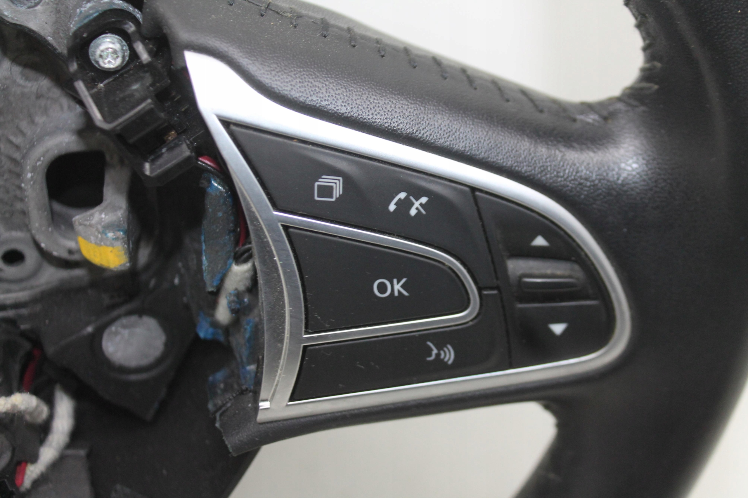 steering wheel, leather MULTI black 484005825R RENAULT MEGANE IV 16-24