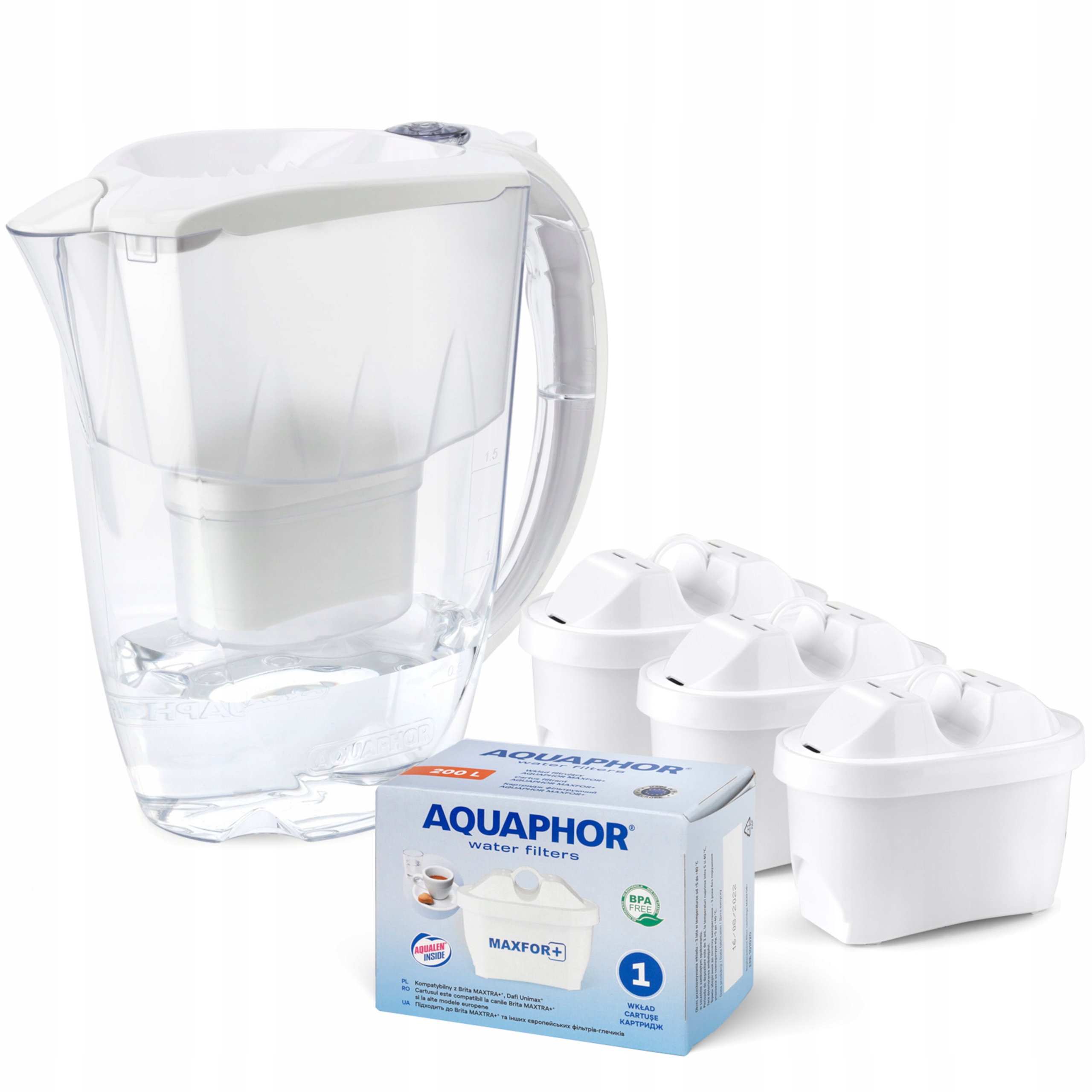 

Dzbanek filtrujący Aquaphor Amethyst 2,8, 3 filtry