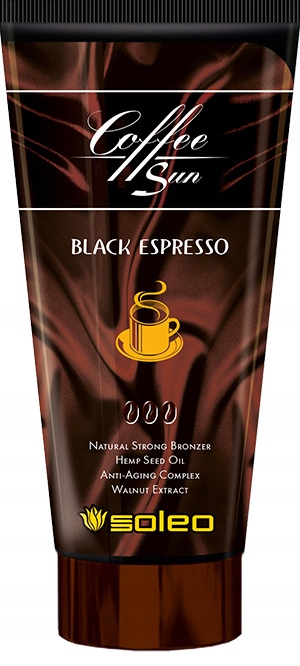 Soleo Coffe Sun Black Espresso Bronzer Na Opalování