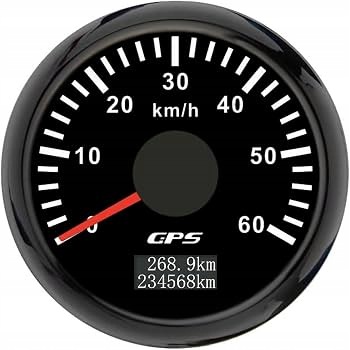 Prędkościomierz Gps Do 60 Km/h Czarny Licznik