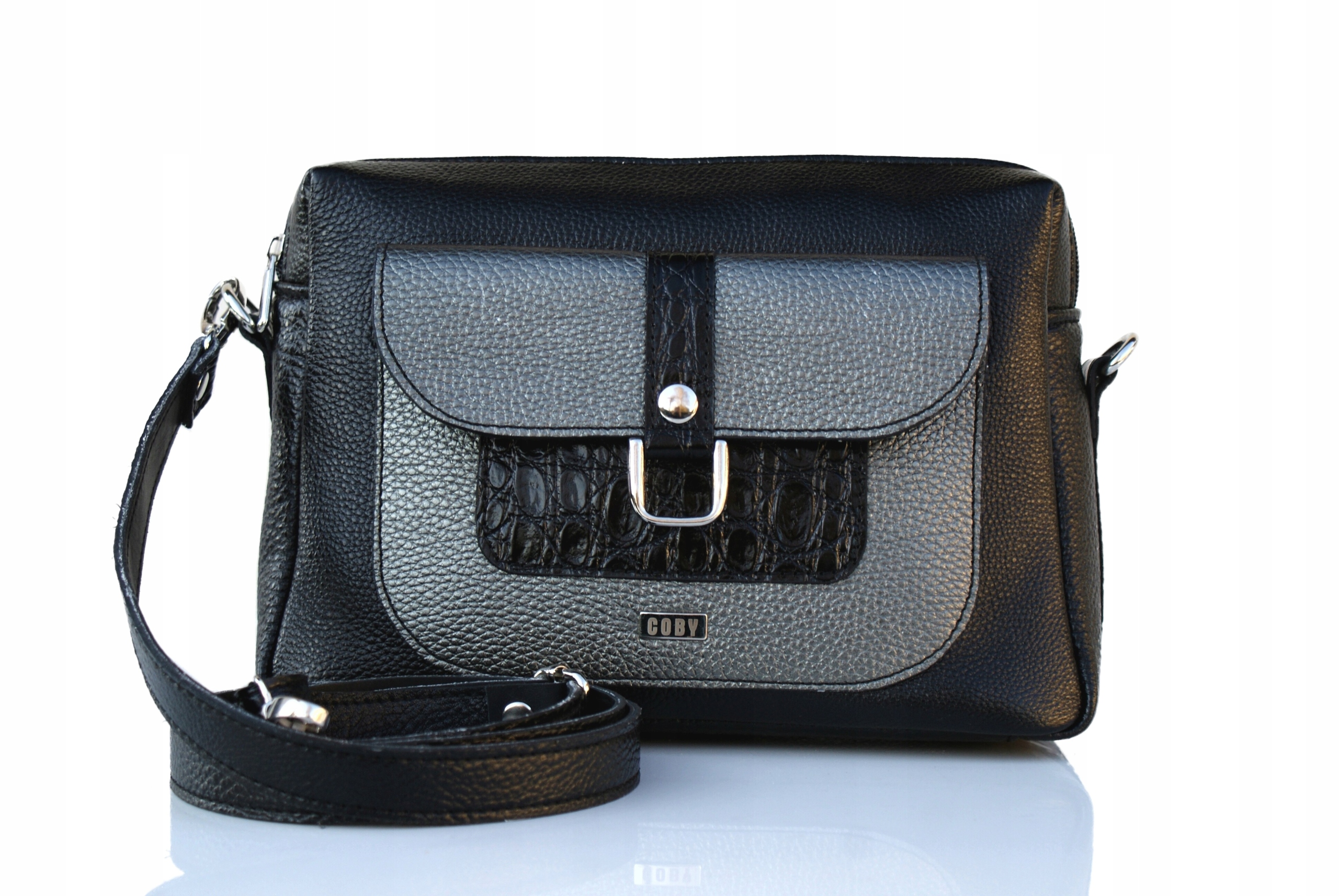 TOREBKA LISTONOSZKA DAMSKA SKÓRZANA