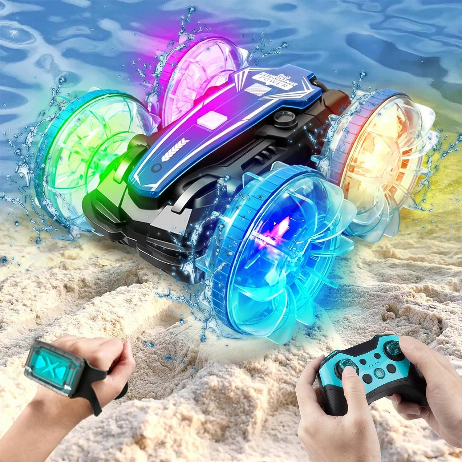 SAMOCHÓD STEROWANY GESTAMI + 2 X PILOT PŁYWAJĄCY SAMOCHÓD ZDALNIE STEROWANY Rodzaj jeżdżące