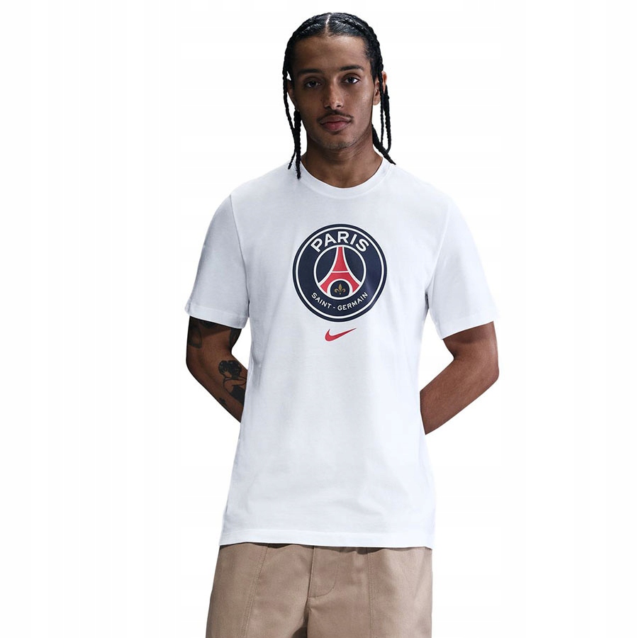 Tričko Nike Psg Crest Tee HQ8328-100 XL bílé