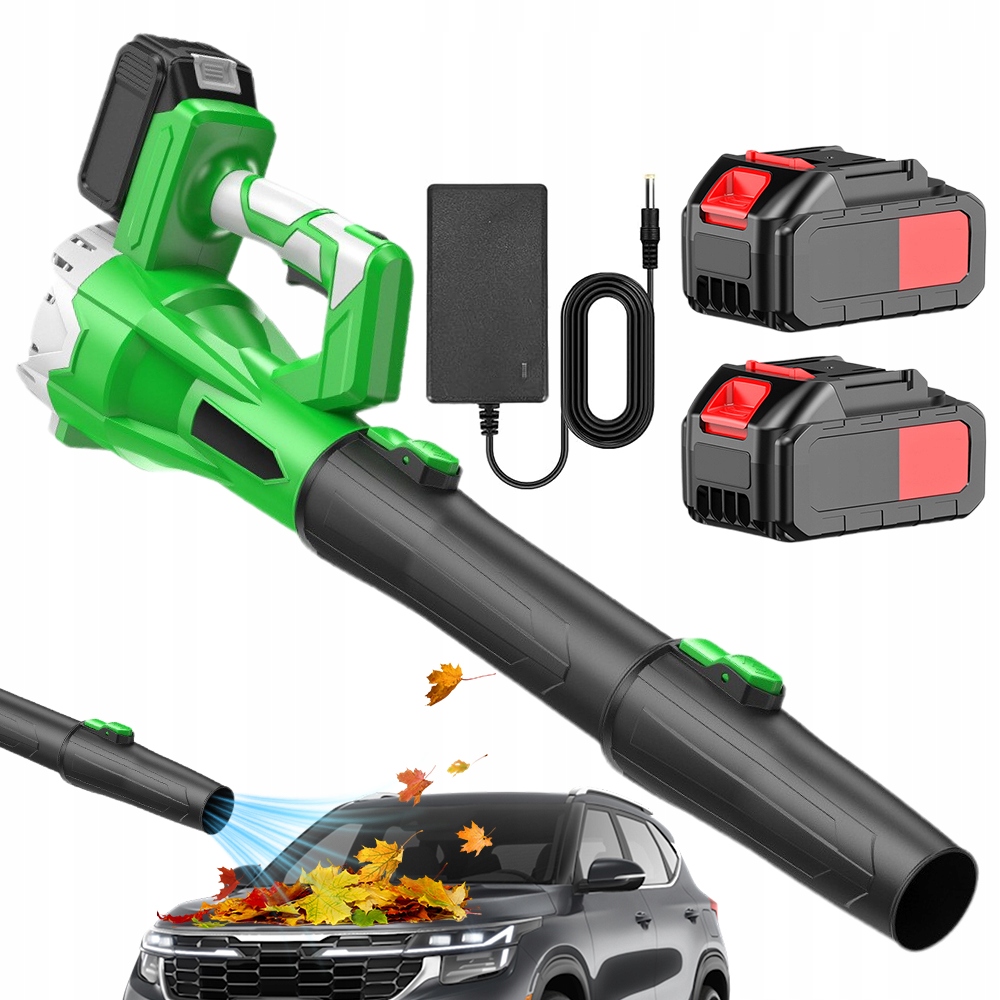 Silný Foukač Dmychadlo 2X Akumulátor 3AH, Na Listí A Prach
