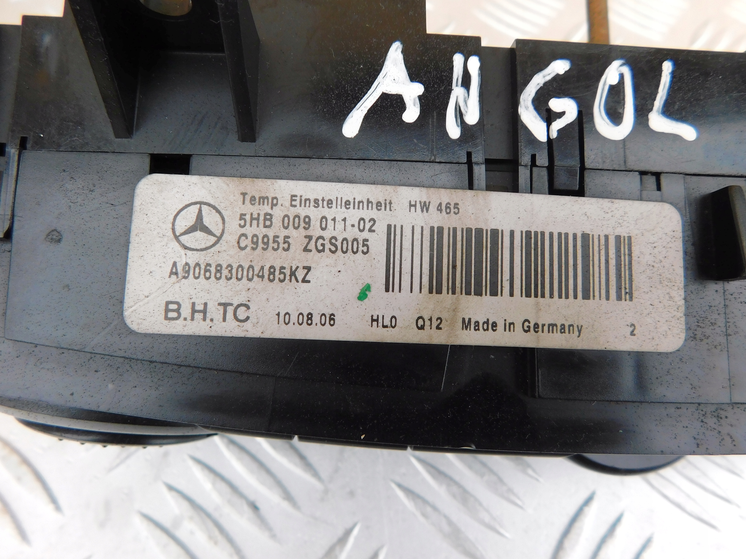 Sprinter 906 VW CRAFTER control panel nawiewami klimatyzacja ANGLIK