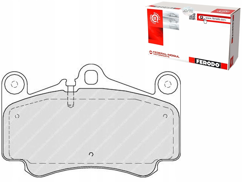 FERODO КОМПЛЕКТ КОЛОДОК ТОРМОЗНЫХ 99635194912 996