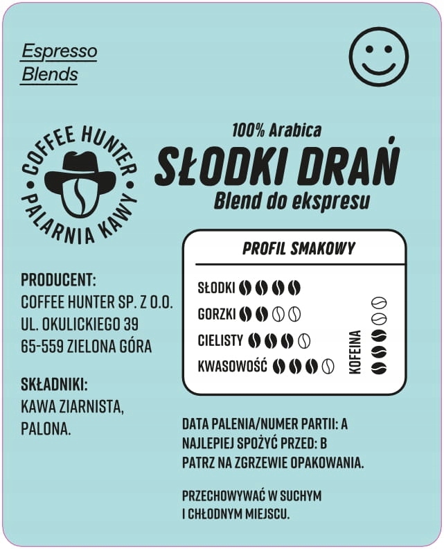 Levně Coffee Hunter Sladký Drań káva káva 500 g