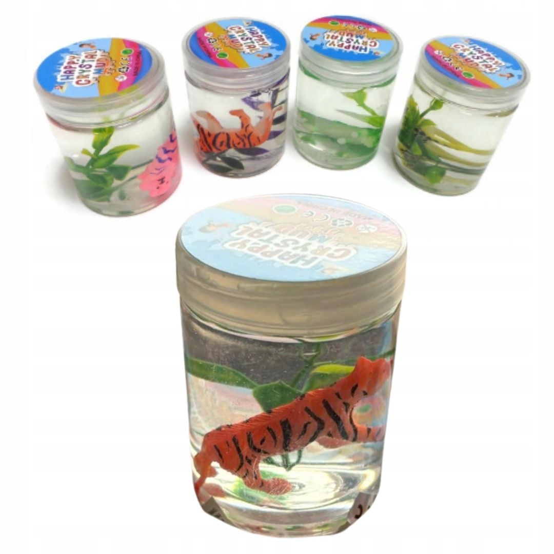 SLIME MASA PLASTYCZNA PŁYNNA PLASTELINA GLUT DZIKIE ZWIERZĘTA EAN (GTIN) 5902687817337